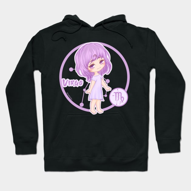 Chibi Zodiac Virgo Hoodie by LoShimizu